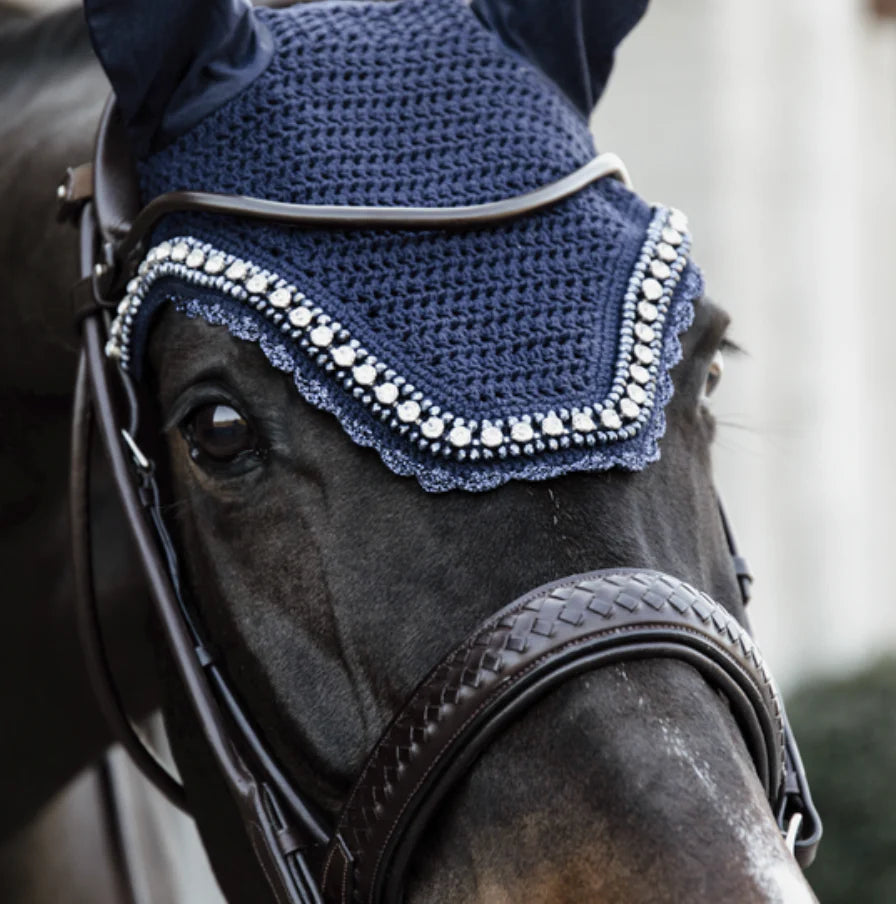 Kentucky Fly Veil Wellington BIG Stone and Pearl | Choose Colour