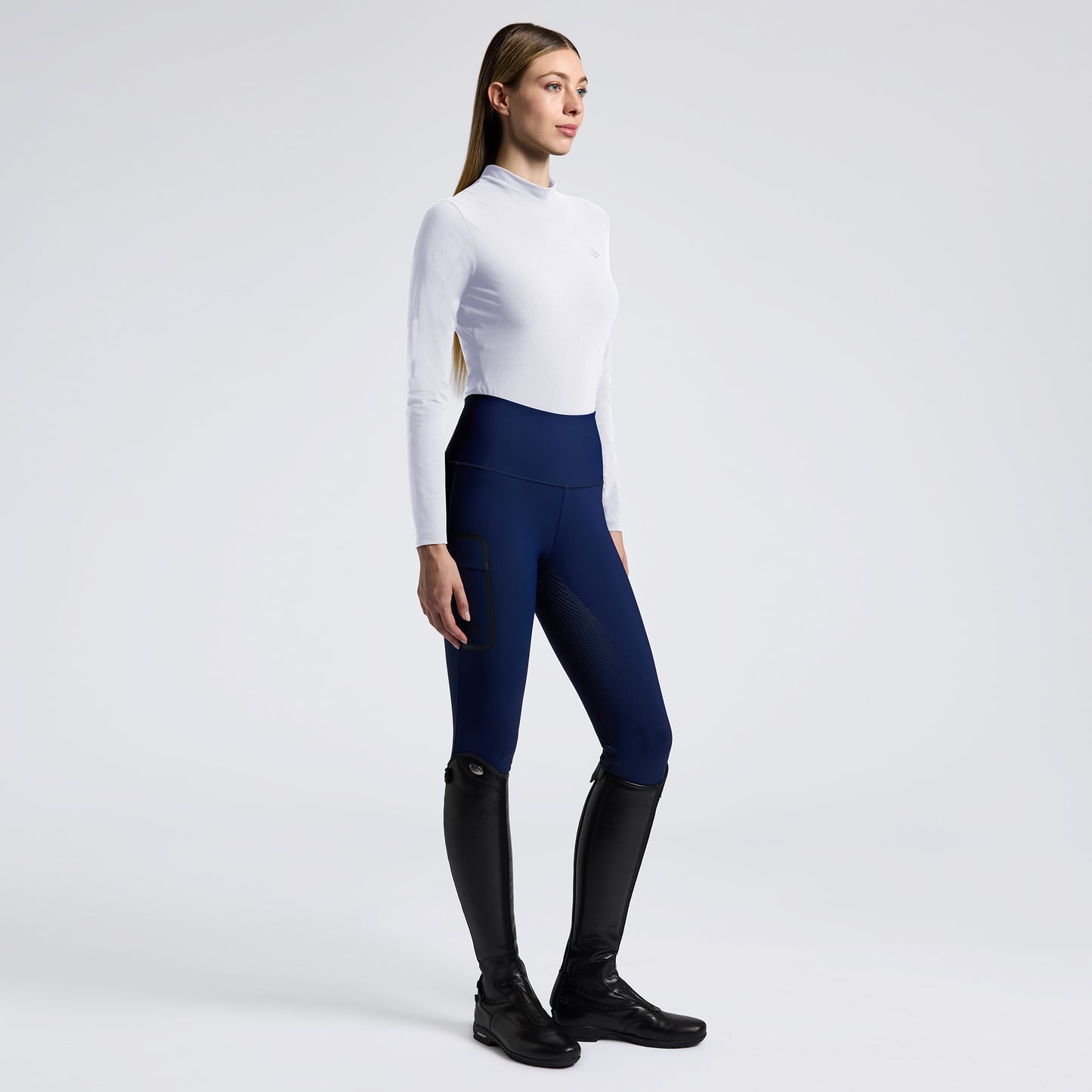 Cavalleria Toscana SS25 Jersey L/S Training Polo | White or Black
