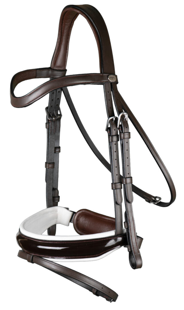 Working by Dy'on Large Crank Flash Noseband Bridle
