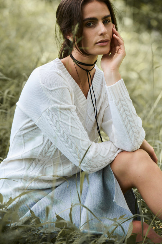 Iris & Wool Merino Tolderol Cable Knit Sweater