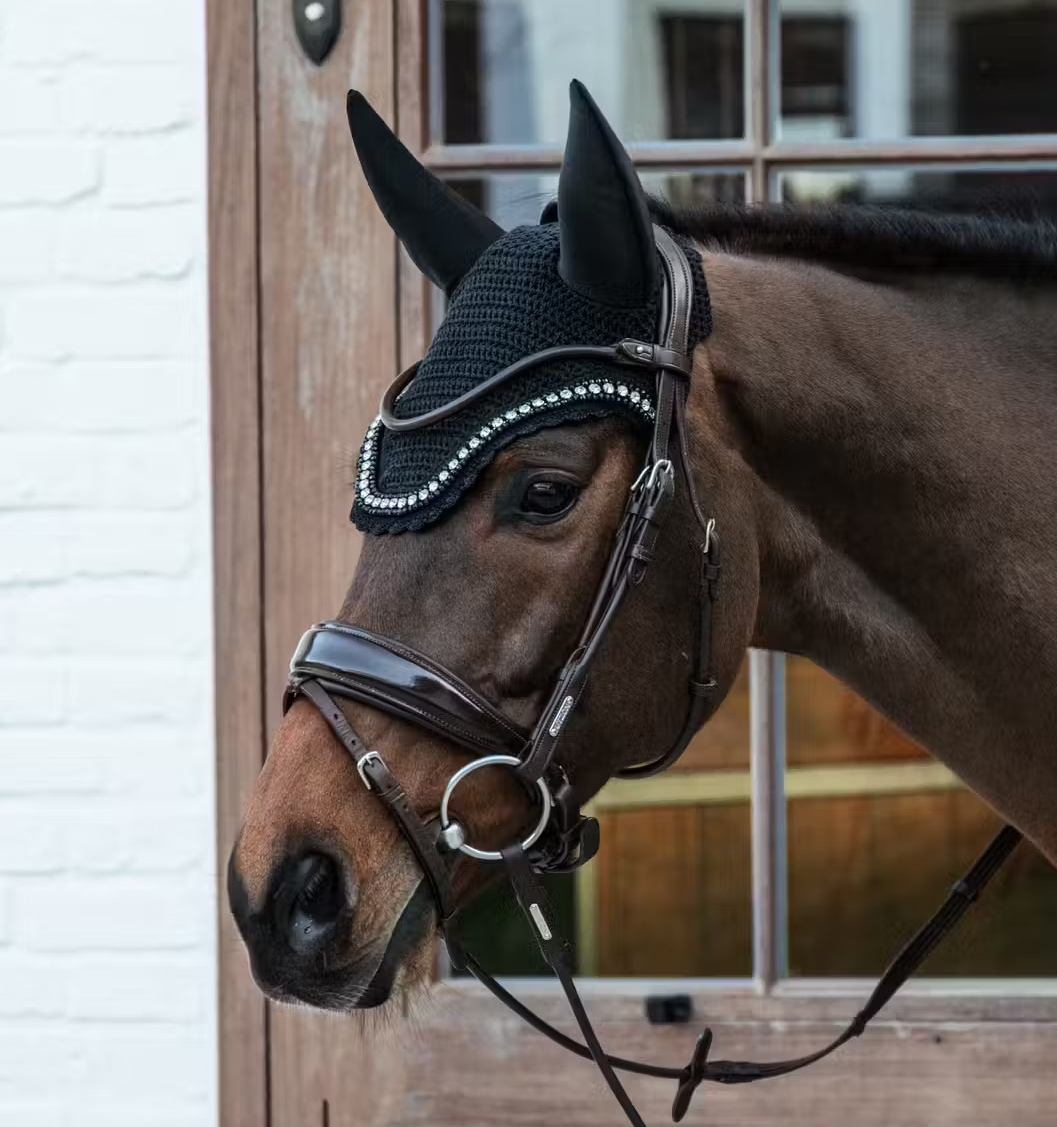 Kentucky Fly Veil Wellington BIG Stone and Pearl | Choose Colour