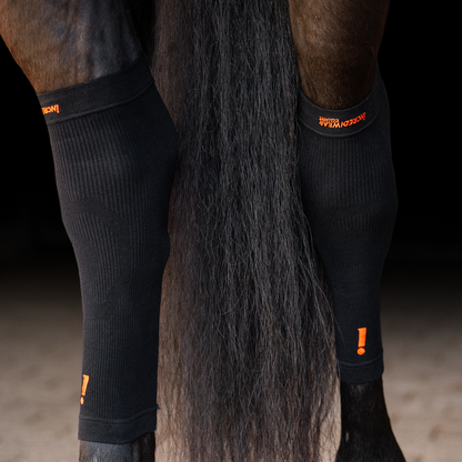Incrediwear Equine Circulation Hoof Socks - BLACK