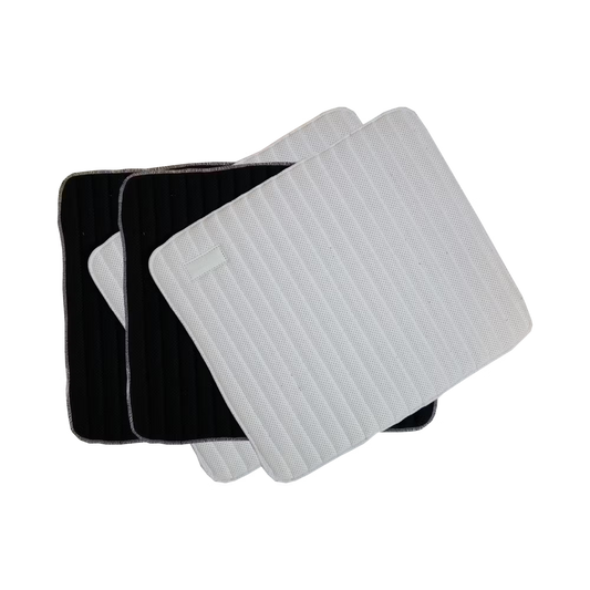 Kentucky Working Bandage Pads Absorb set of FOUR | White/Black