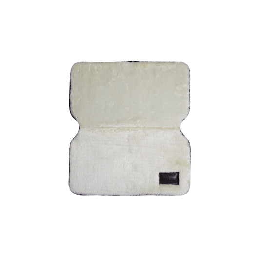 Kentucky Horse Bib Protection Faux Sheepskin Natural or Black