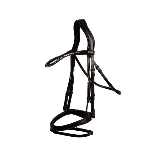 Dy'on Soft Leather Collection | Medium Flash Noseband Bridle
