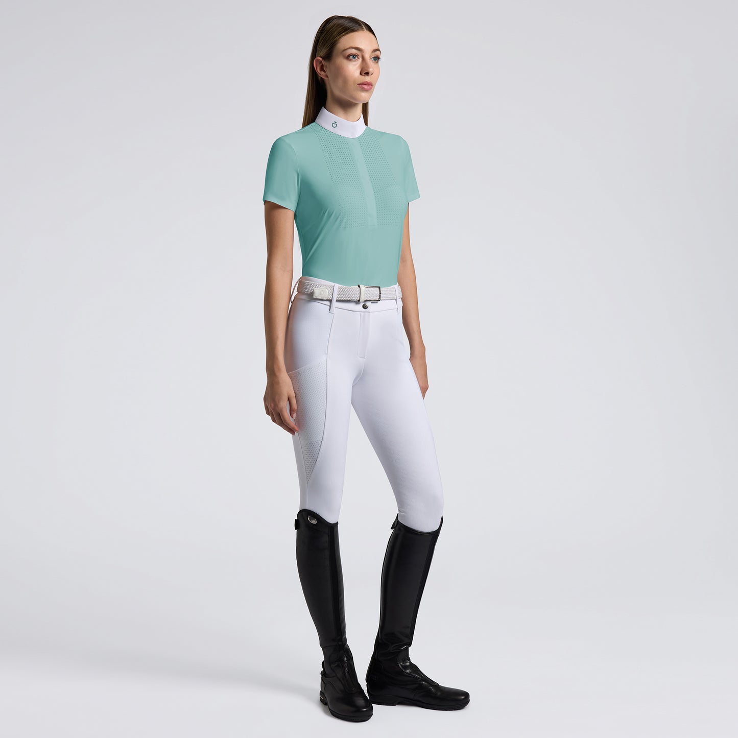 Cavalleria Toscana SS25 Women's Competition Shirt Perforated Bib S/S | Choose Colour