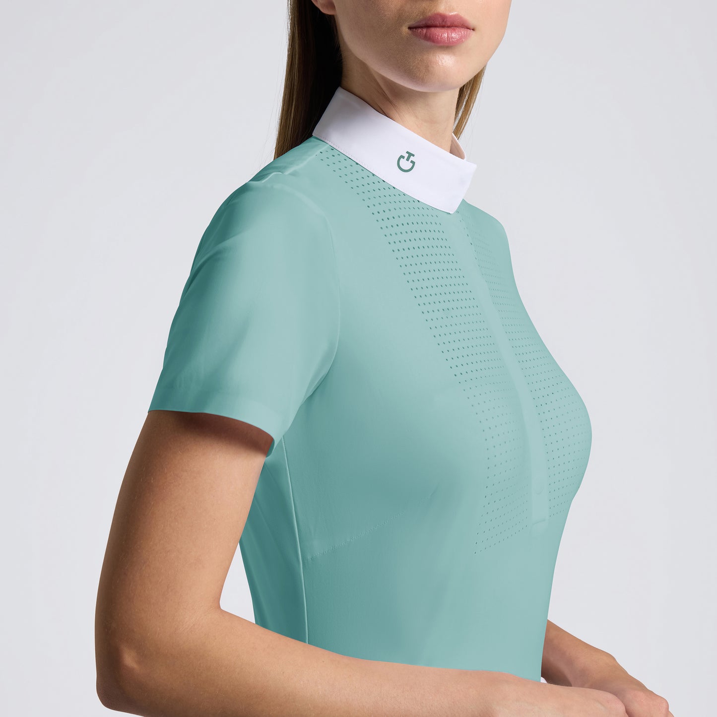 Cavalleria Toscana SS25 Women's Competition Shirt Perforated Bib S/S | Choose Colour