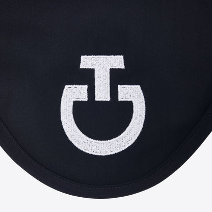 Cavalleria Toscana Lightweight Jersey Ear Net Bonnet | Dark Blue