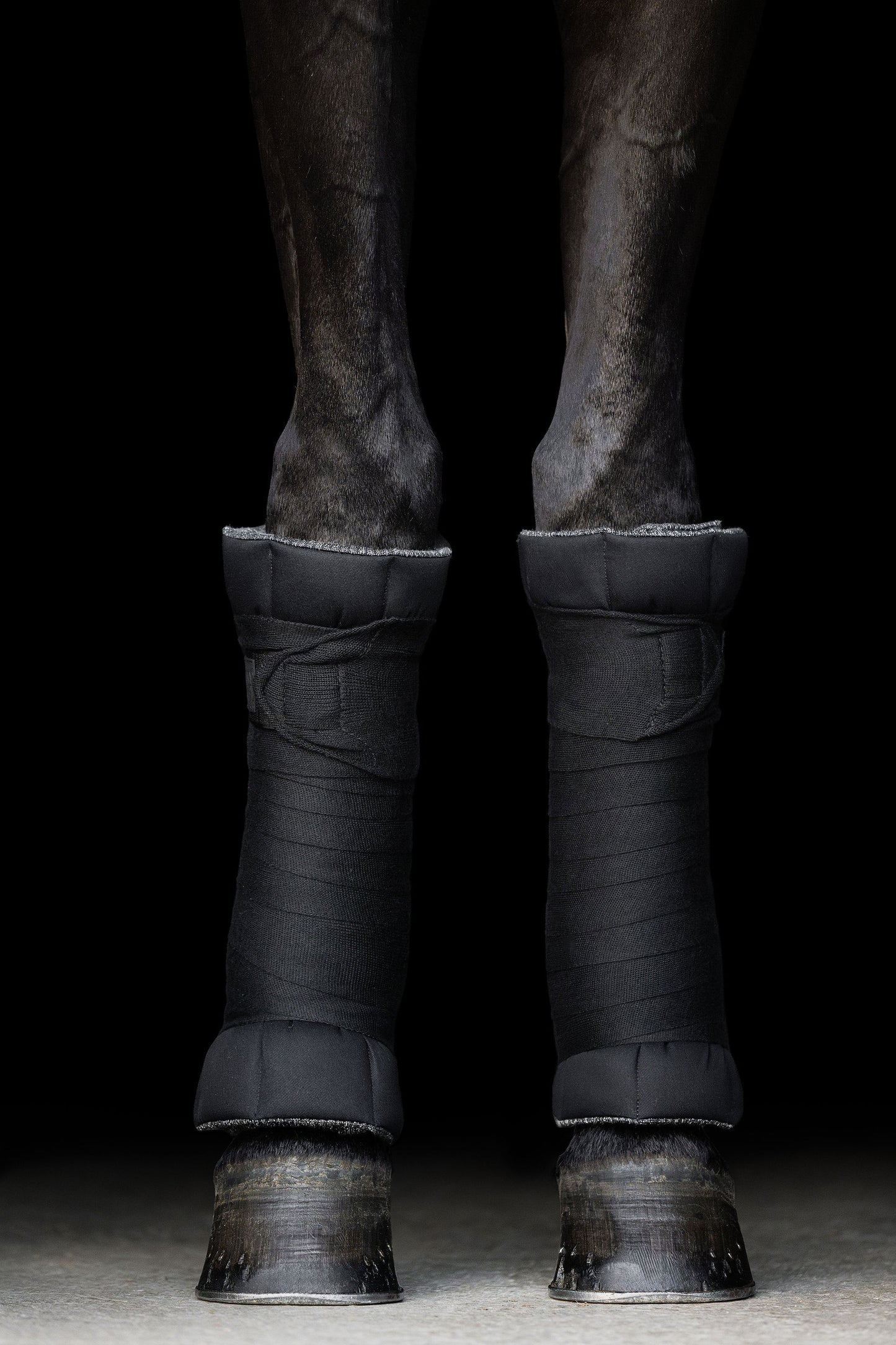 Incrediwear Equine Circulation Standing Wraps (Pair) - BLACK
