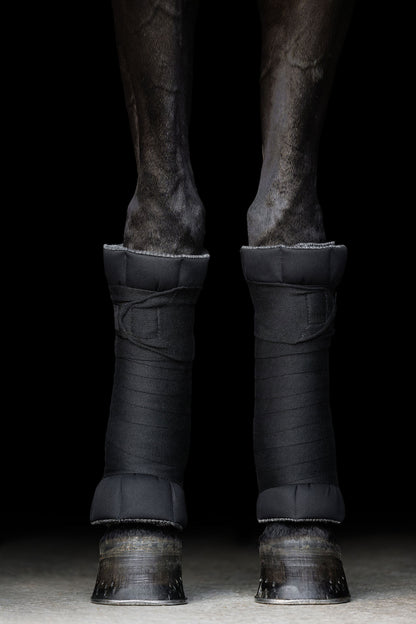 Incrediwear Equine Circulation Standing Wraps (Pair) - BLACK