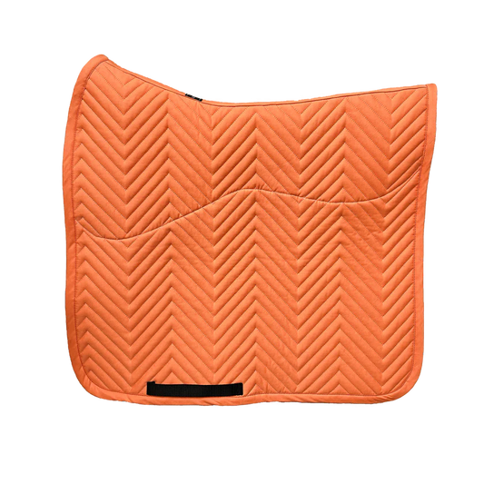 L'Evoine Cotton Dressage Pad Pastel Orange | Plain Cotton or Alpaca Under