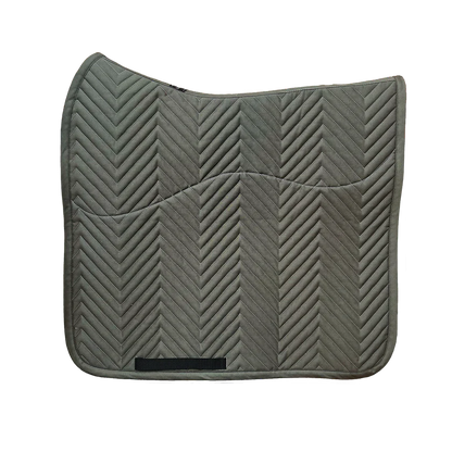 L'Evoine Cotton Dressage Pad Forest Green | Cotton with Logo or Alpaca Under