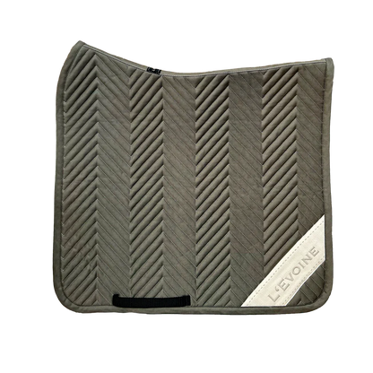 L'Evoine Cotton Dressage Pad Forest Green | Cotton with Logo or Alpaca Under