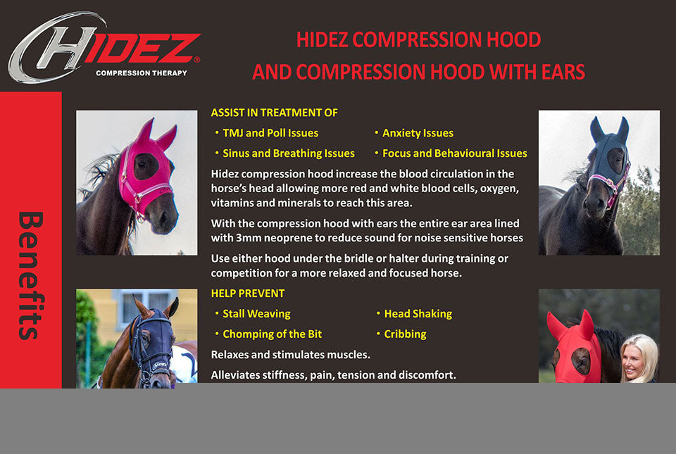 Hidez Compression Hood with Ears + Zip