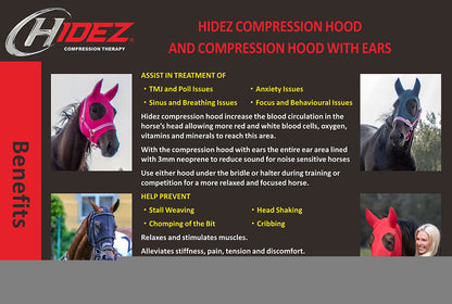 Hidez Compression Hood with Ears + Zip