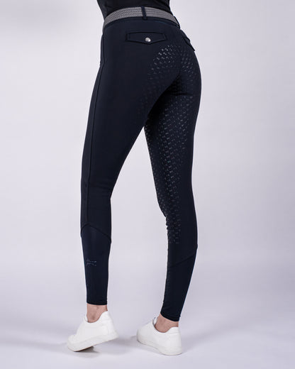 Fager Ella Superior Breeches | Full Seat Grip Navy