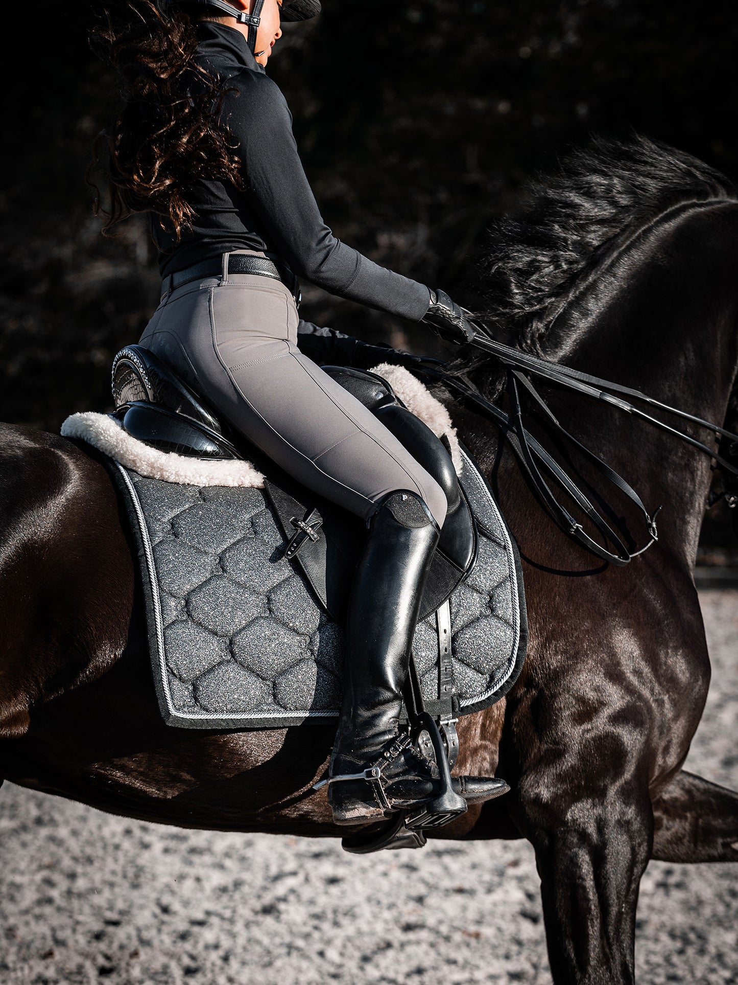 PS of Sweden Christmas Collection 2022 Stardust Dressage Saddle Pads | Choose Colour