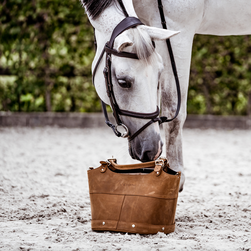 L'Evoine Le Baquet Leather Grooming Bag | PREORDER