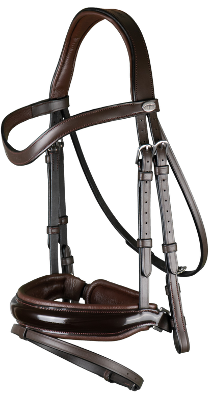 Working by Dy'on Large Crank Flash Noseband Bridle