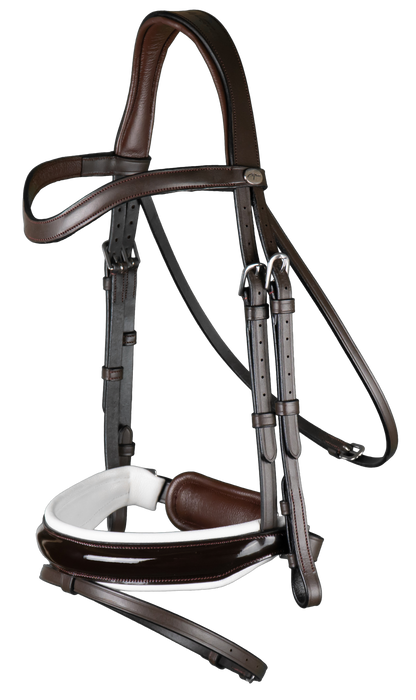 Working by Dy'on Large Crank Flash Noseband Bridle