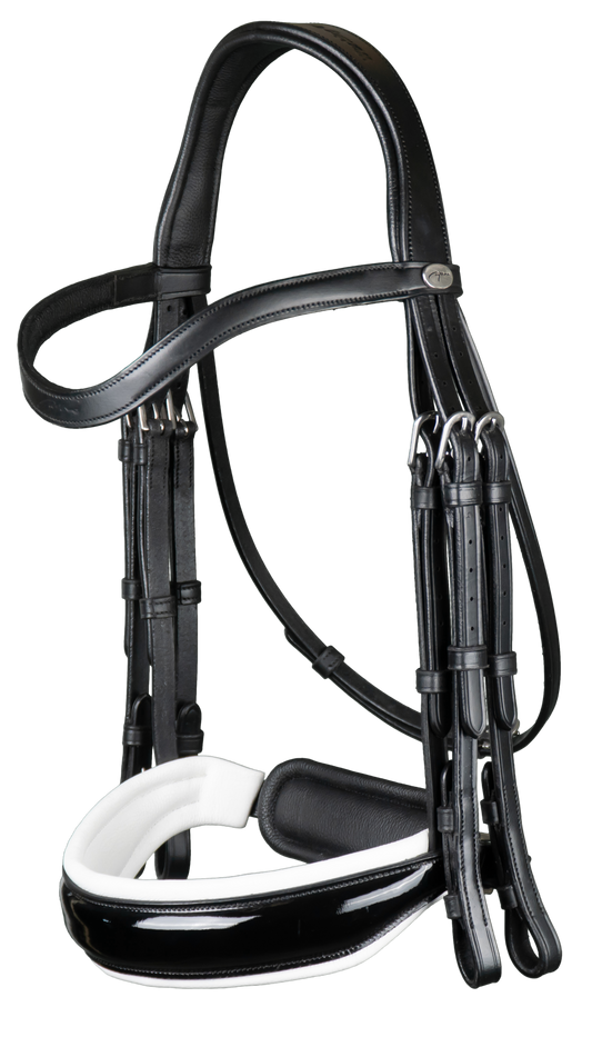 Dy'on Working Collection Dressage Large Crank Double Bridle