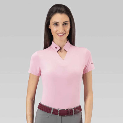 Makebe Ladies Active Polo Shirt ATENA | Rose Pink, Grey, Black, Navy EX DISPLAY