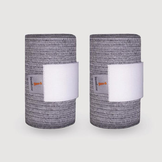 Incrediwear Equine Circulation Exercise Bandages GREY - PONY SIZE