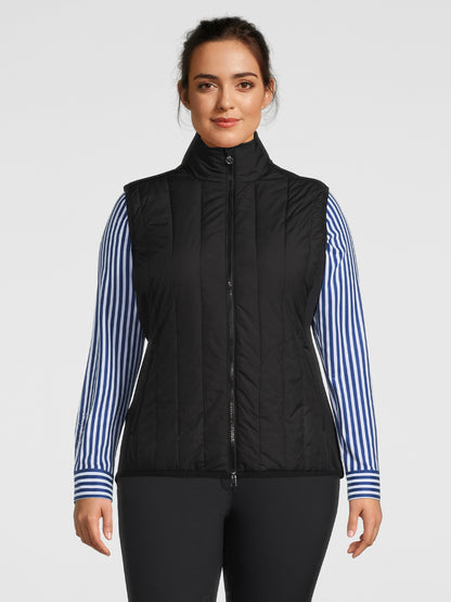PS of Sweden Curvy Bella Padded Vest | Navy or Black