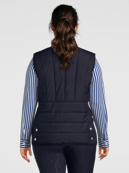 PS of Sweden Curvy Bella Padded Vest | Navy or Black