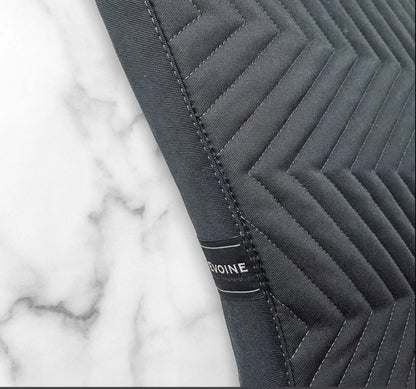 L'Evoine Cotton Dressage Saddle Pad | Choose Black or Grey
