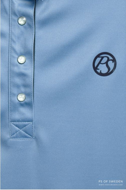 PS of Sweden Curvy Ella Polo Shirt | Navy or Light Blue