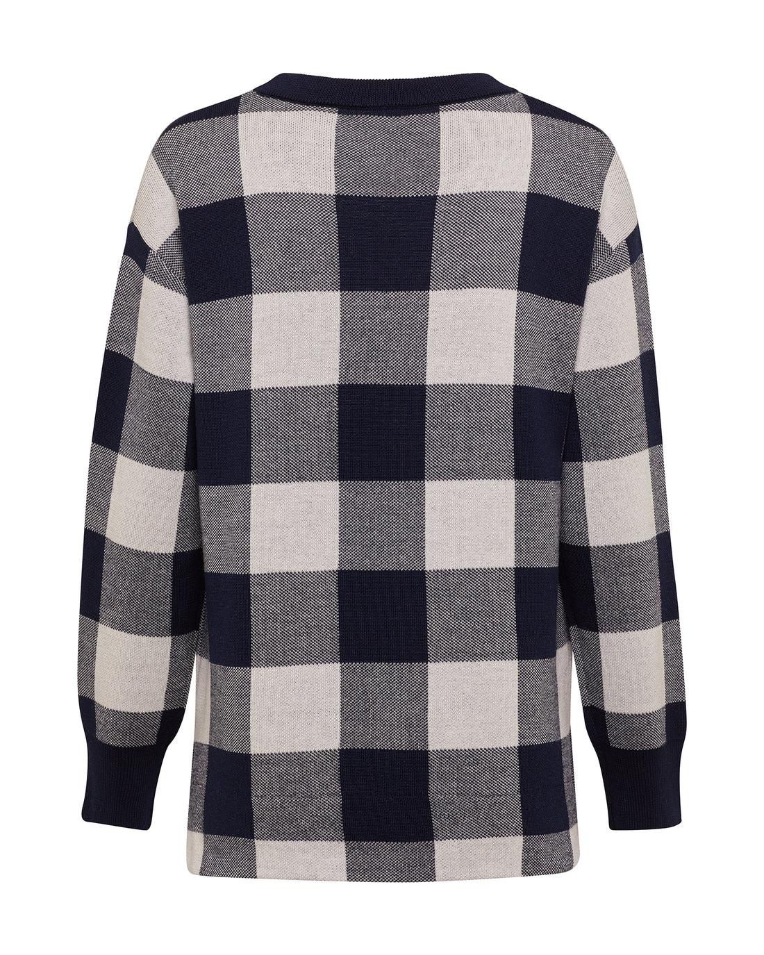 Iris & Wool Merino Gargle Gingham Sweater