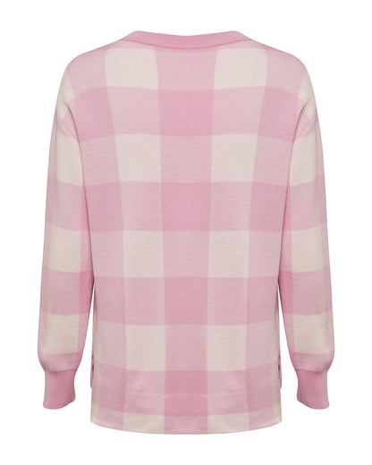 Iris & Wool Merino Gargle Gingham Sweater
