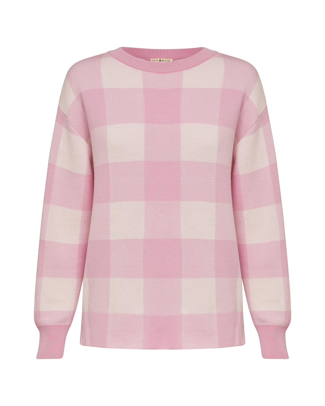 Iris & Wool Merino Gargle Gingham Sweater
