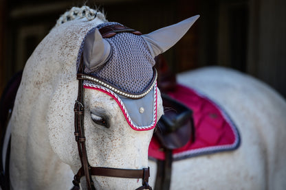 PS of Sweden FW20 Monogram Fly Ear Bonnet | Scarlet
