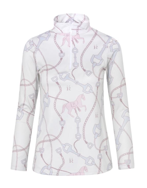 Ronner Virginia Quarter Zip Top | Chain Pastel EX DISPLAY